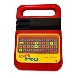 Speak & Spell Texas Instruments Electronic Learning Toy Vintage - Working